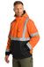 CornerStone CSJ500 Enhanced Visibility Insulated Full Zip Hooded Jacket Safety Orange 3Q