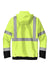 CornerStone CSJ501 Enhanced Visibility Insulated Ripstop Full Zip Hooded Jacket Safety Yellow Flat Back
