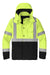CornerStone CSJ501 Enhanced Visibility Insulated Ripstop Full Zip Hooded Jacket Safety Yellow Flat Front
