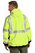 CornerStone CSJ501 Enhanced Visibility Insulated Ripstop Full Zip Hooded Jacket Safety Yellow Back
