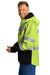 CornerStone CSJ503 Enhanced Visibility Full Zip Jacket Safety Yellow Side