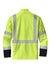 CornerStone CSJ502 Enhanced Visibility Ripstop 3 in 1 Full Zip Hooded Jacket Safety Yellow Flat Back