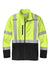 CornerStone CSJ502 Enhanced Visibility Ripstop 3 in 1 Full Zip Hooded Jacket Safety Yellow Flat Front