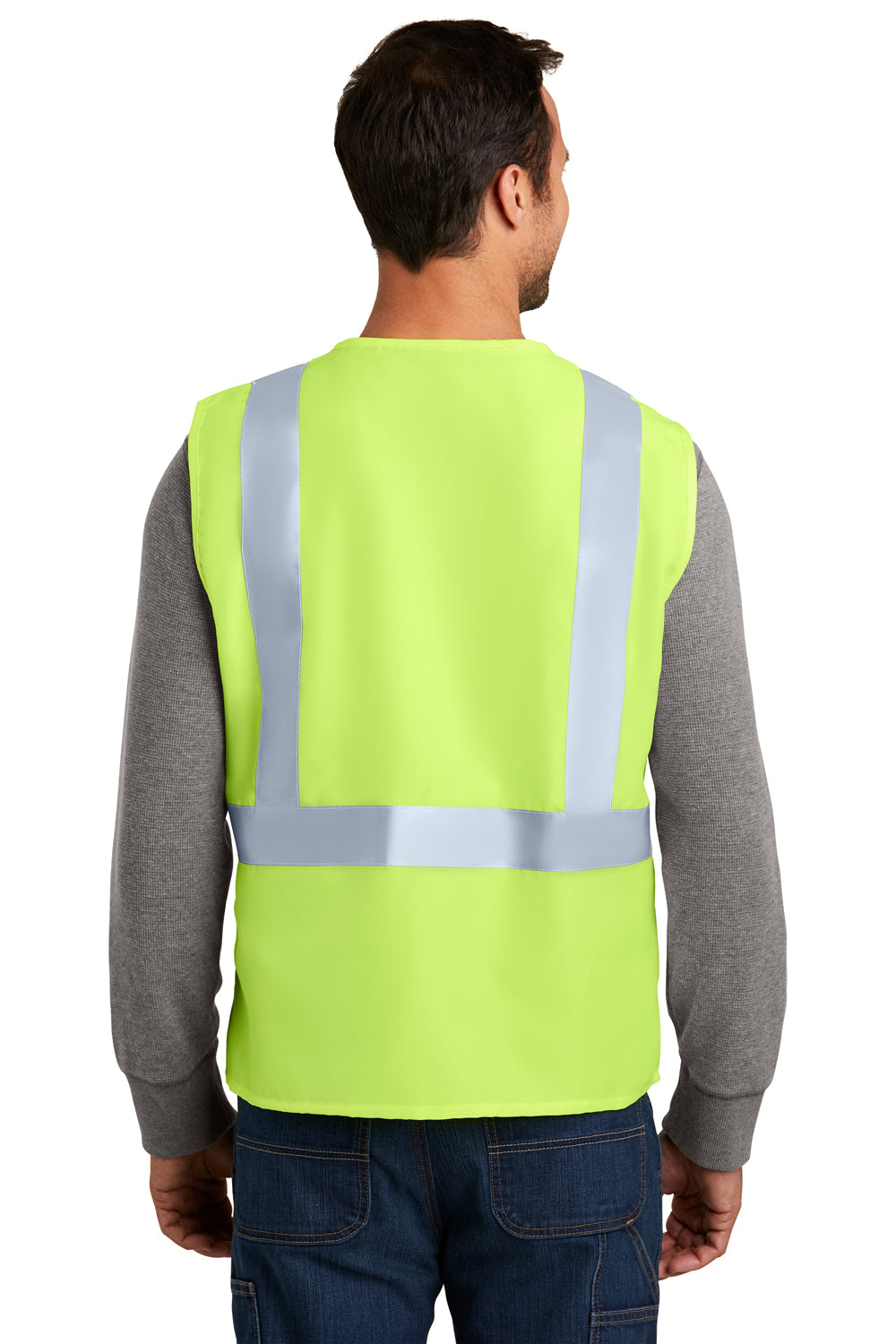 CornerStone CSV400 Enhanced Visibility Safety Vest Safety Yellow Back