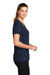 Nike Womens Legend Short Sleeve Crewneck T-Shirt College Navy Blue Side