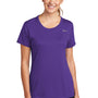 Nike Womens Legend Dri-Fit Moisture Wicking Short Sleeve Crewneck T-Shirt - Court Purple - Closeout