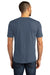 District Mens Perfect DTG Short Sleeve Crewneck T-Shirt Navy Blue Frost Side