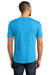 District Mens Perfect DTG Short Sleeve Crewneck T-Shirt Turquoise Blue Frost Side