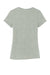 District DM130L Womens Perfect Tri Short Sleeve Crewneck T-Shirt Heather Grey Flat Back