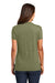 District DM130L Womens Perfect Tri Short Sleeve Crewneck T-Shirt Military Green Frost Back