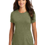 District Womens Perfect Tri Short Sleeve Crewneck T-Shirt - Military Green Frost