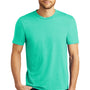 District Mens Perfect Tri Short Sleeve Crewneck T-Shirt - Heather Aqua Blue