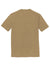 District DM130 Mens Perfect Tri Short Sleeve Crewneck T-Shirt Heather Coyote Brown Flat Back