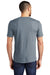 District Mens Perfect Tri Short Sleeve Crewneck T-Shirt Heather Flint Blue Back