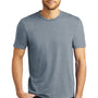 District Mens Perfect Tri Short Sleeve Crewneck T-Shirt - Heather Flint Blue
