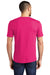District DM130 Mens Perfect Tri Short Sleeve Crewneck T-Shirt Fuchsia Pink Frost Back