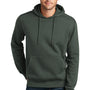 District Mens Perfect Weight Fleece Hooded Sweatshirt Hoodie - Heather Forest Green