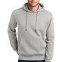 District Mens Perfect Weight Fleece Hooded Sweatshirt Hoodie - Heather Steel Grey