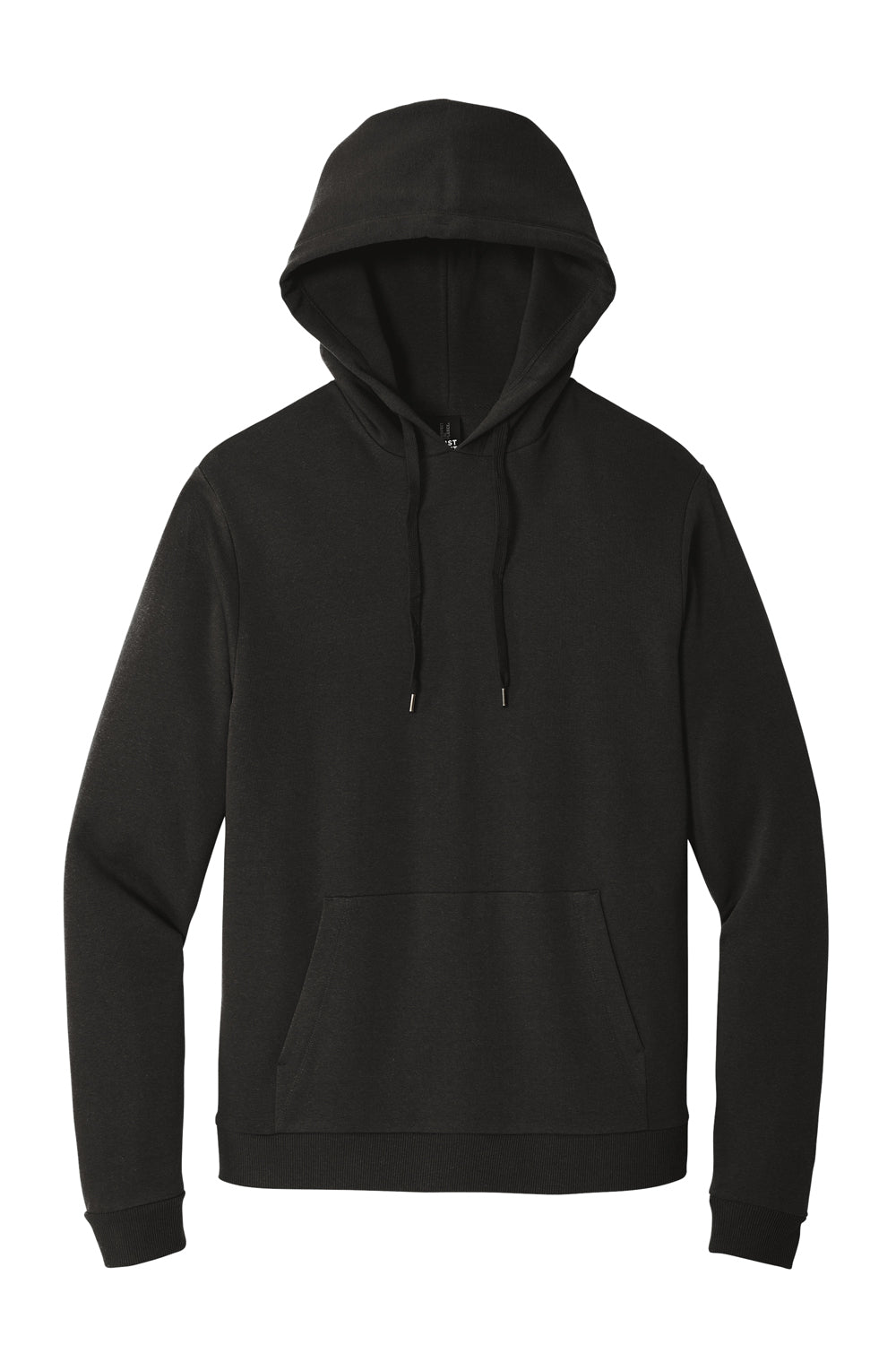 District DT1300 Mens Perfect Tri Fleece Hooded Sweatshirt Hoodie Black Flat Front