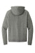 District DT1300 Mens Perfect Tri Fleece Hooded Sweatshirt Hoodie Heather Charcoal Grey Flat Back