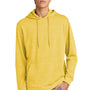 District Mens Perfect Tri Fleece Hooded Sweatshirt Hoodie - Heather Ochre Yellow