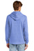 District DT1300 Mens Perfect Tri Fleece Hooded Sweatshirt Hoodie Royal Blue Frost Back