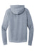 District DT1302 Mens Perfect Tri Fleece Full Zip Hooded Sweatshirt Hoodie Navy Blue Frost Flat Back