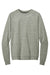 District DT1304 Mens Perfect Tri Fleece Crewneck Sweatshirt Grey Frost Flat Front