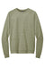 District DT1304 Mens Perfect Tri Fleece Crewneck Sweatshirt Military Green Frost Flat Front