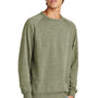 District Mens Perfect Tri Fleece Crewneck Sweatshirt - Military Green Frost