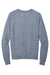 District DT1304 Mens Perfect Tri Fleece Crewneck Sweatshirt Navy Blue Frost Flat Back