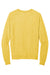 District DT1304 Mens Perfect Tri Fleece Crewneck Sweatshirt Heather Ochre Yellow Flat Back