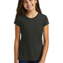 District Youth Girls Perfect Short Sleeve Crewneck T-Shirt - Black Frost