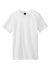 District DT130Y Youth Perfect Tri Short Sleeve Crewneck T-Shirt White Flat Front