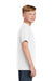 District DT130Y Youth Perfect Tri Short Sleeve Crewneck T-Shirt White Side
