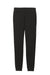 District DT1310 Womens Perfect Tri Fleece Jogger Sweatpants w/ Pockets Black Flat Back