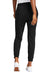 District DT1310 Womens Perfect Tri Fleece Jogger Sweatpants w/ Pockets Black Back