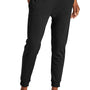 District Womens Perfect Tri Fleece Jogger Sweatpants w/ Pockets - Black