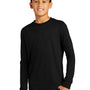 District Youth Perfect Tri Long Sleeve Crewneck T-Shirt - Black