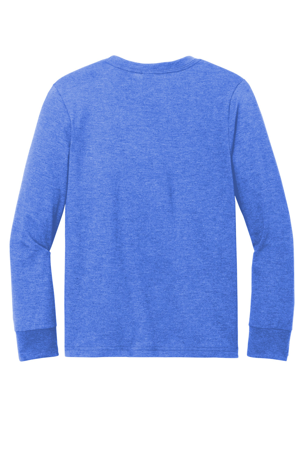 District Youth Perfect Tri Long Sleeve Crewneck T-Shirt Royal Blue Frost Flat Back