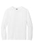 District Youth Perfect Tri Long Sleeve Crewneck T-Shirt White Flat Front