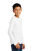 District Youth Perfect Tri Long Sleeve Crewneck T-Shirt White Side