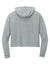 District Womens Perfect Tri Midi Long Sleeve Hooded Sweatshirt Hoodie Grey Frost Flat Back