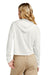 District Womens Perfect Tri Midi Long Sleeve Hooded Sweatshirt Hoodie Natural Back