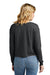 District Womens Perfect Tri Midi Long Sleeve Crewneck T-Shirt Black Frost Back