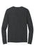 District Mens Perfect Tri Long Sleeve Henley T-Shirt Black Frost Flat Back