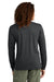 District Mens Perfect Tri Long Sleeve Henley T-Shirt Black Frost Back
