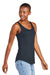 District DT151 Womens Perfect Tri Relaxed Tank Top New Navy Blue Side