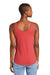 District DT151 Womens Perfect Tri Relaxed Tank Top Red Frost Back