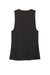 District DT153 Womens Perfect Tri Muscle Tank Top Black Flat Back